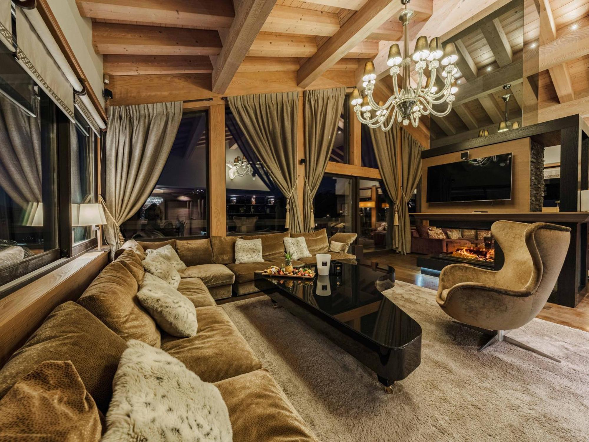 Вілла Chalet De Luxe A Courchevel Avec Vue Et Spa - Fr-1-772-7 Екстер'єр фото