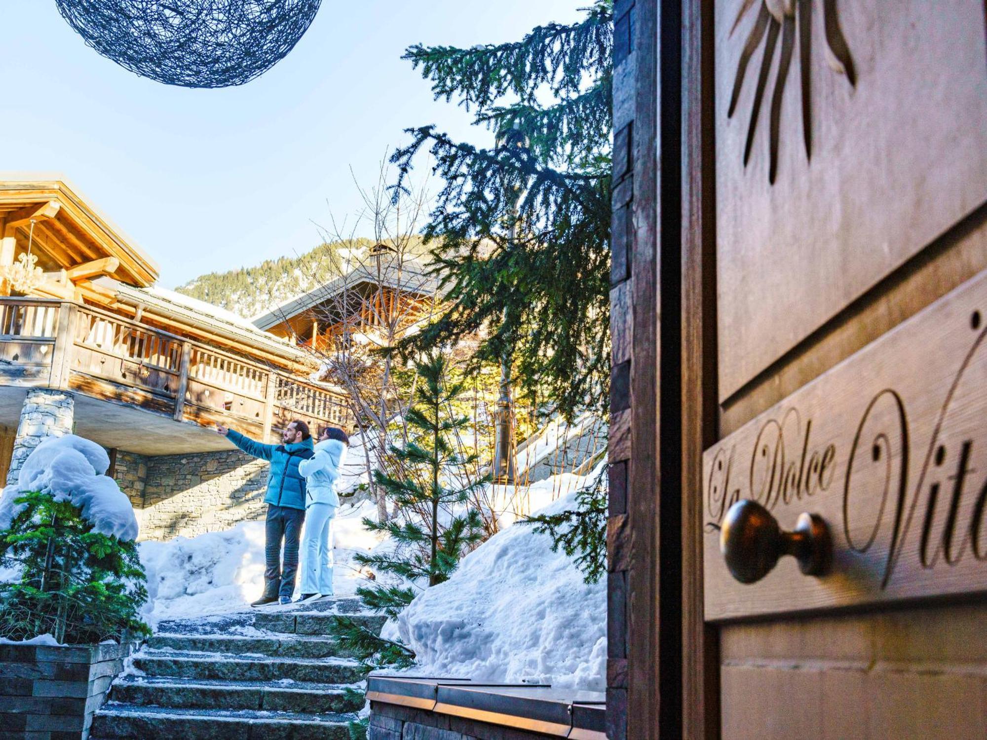 Вілла Chalet De Luxe A Courchevel Avec Vue Et Spa - Fr-1-772-7 Екстер'єр фото