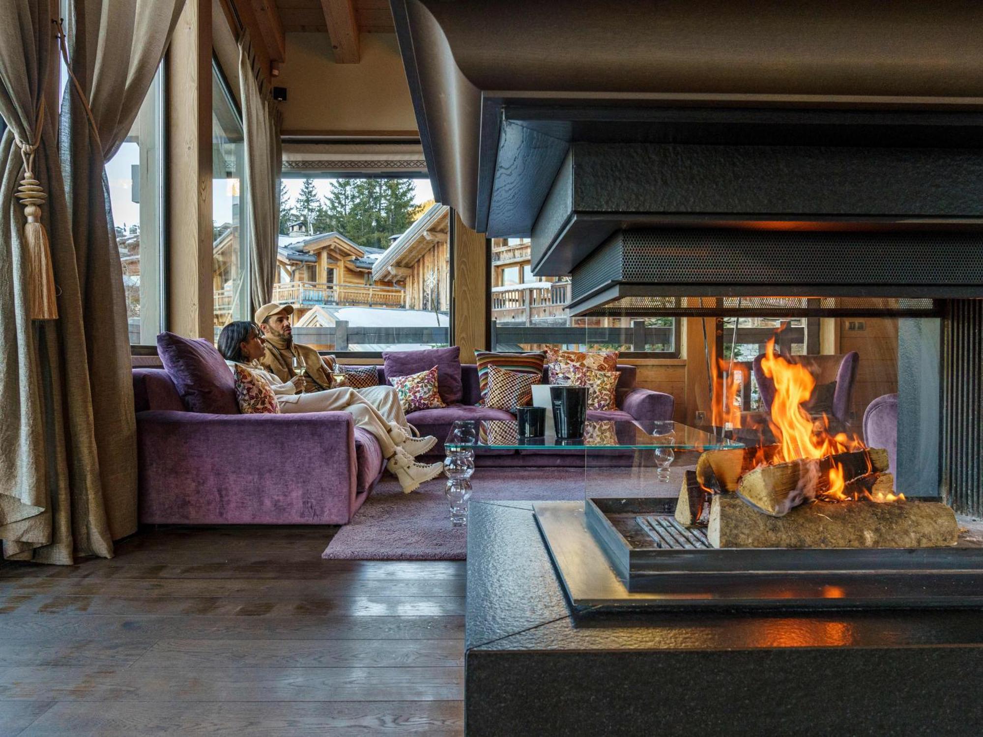 Вілла Chalet De Luxe A Courchevel Avec Vue Et Spa - Fr-1-772-7 Екстер'єр фото