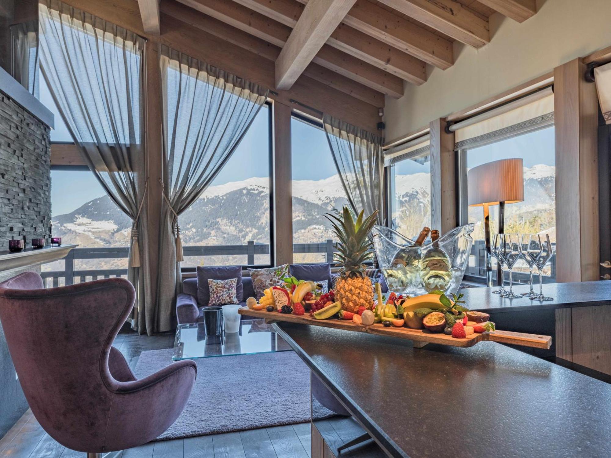 Вілла Chalet De Luxe A Courchevel Avec Vue Et Spa - Fr-1-772-7 Екстер'єр фото